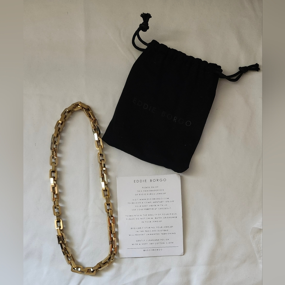 Eddie Borgo Gold Chain Necklace